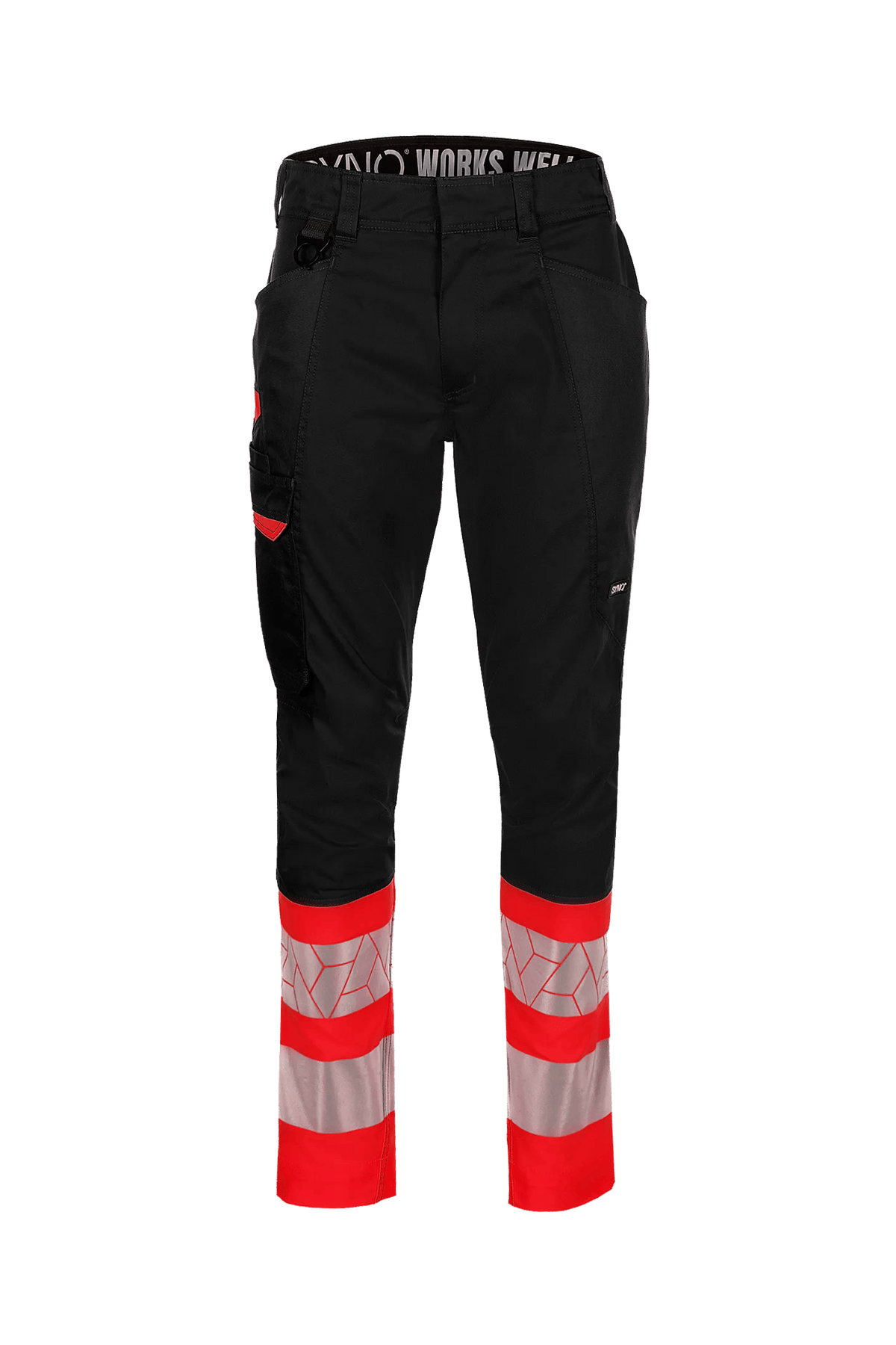 SYNQ Showup in Black/High-vis red, front view