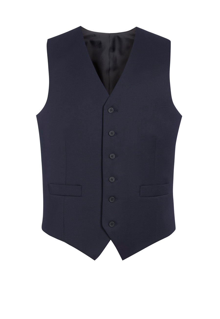 Brook Taverner Gamma Waistcoat in Navy, main product image
