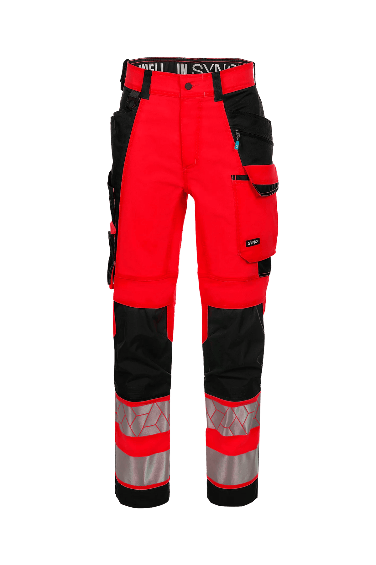 SYNQ Catchup in High-vis red/Black, front view