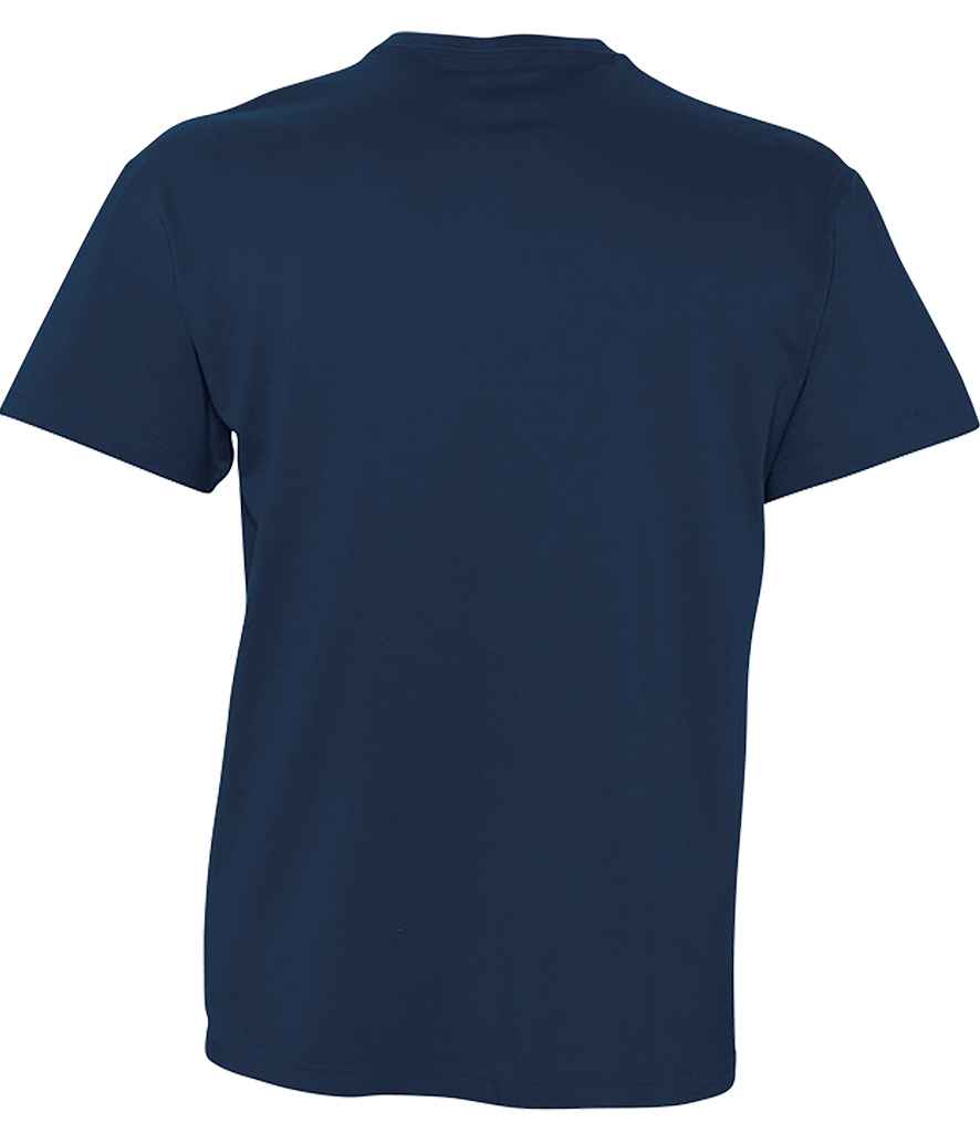 SOL'S Victory V Neck T-Shirt in Navy, back view