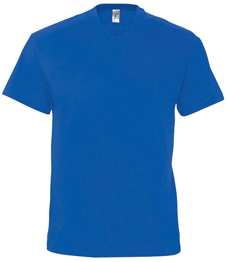 SOL'S Victory V Neck T-Shirt in Royal Blue, front view