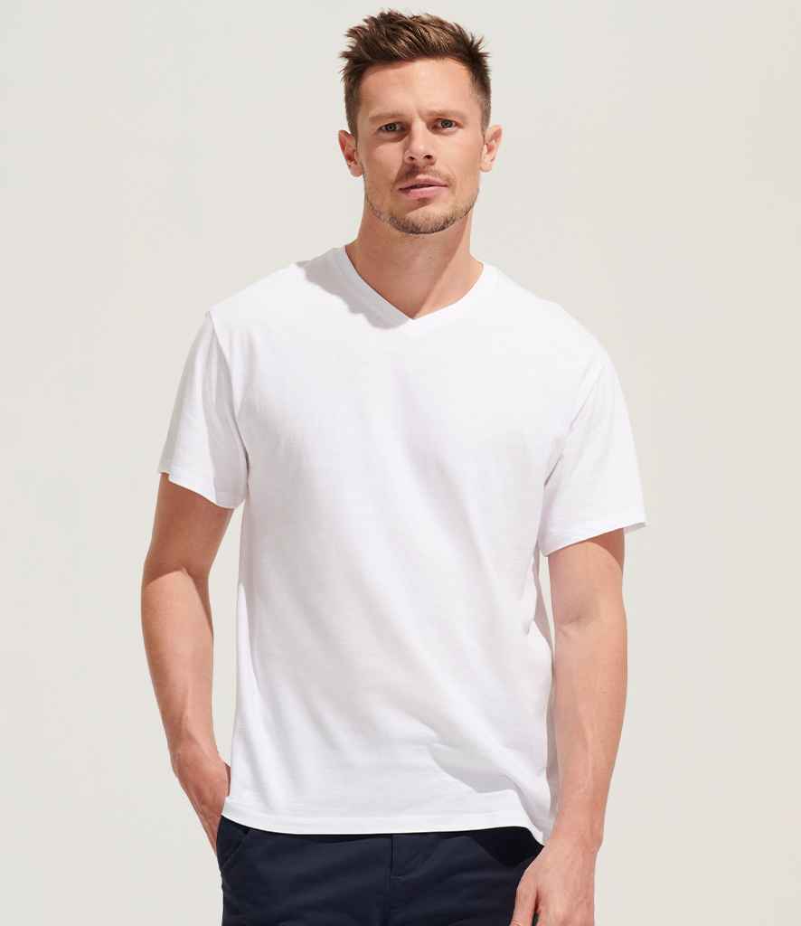 SOL'S Victory V Neck T-Shirt in White