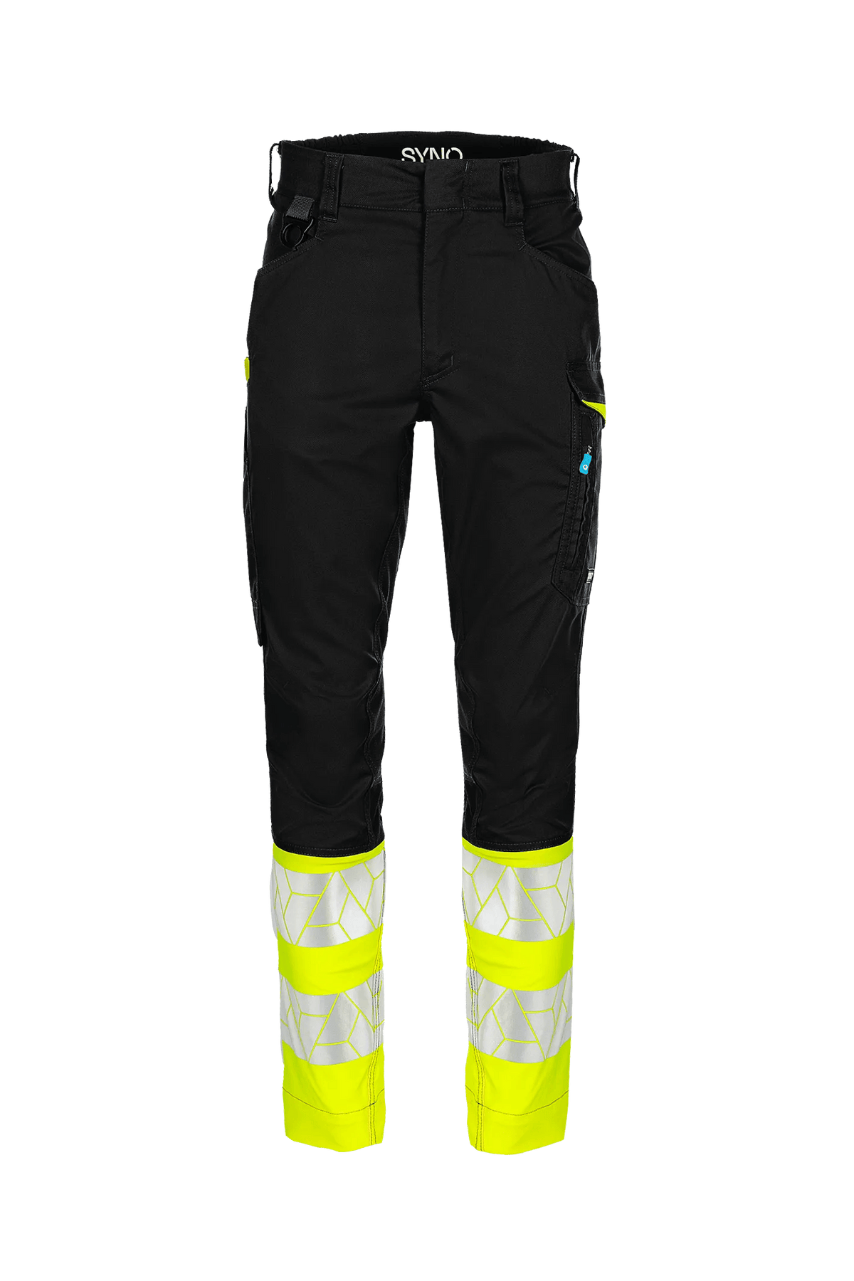 SYNQ Qlear in Black/High-vis yellow, front view