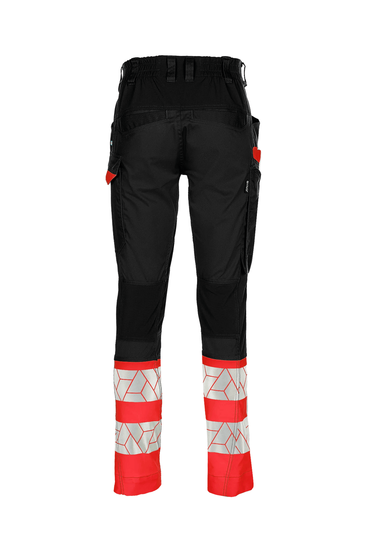 SYNQ Qlear in Black/High-vis red, back view