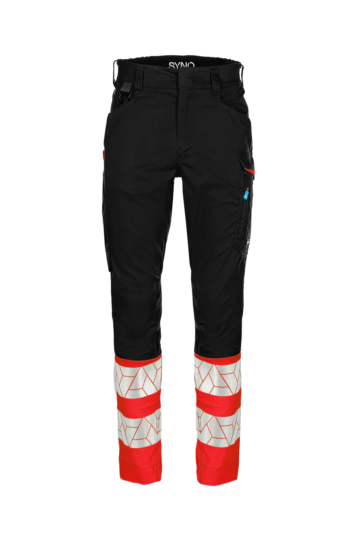 SYNQ Qlear in Black/High-vis red, front view