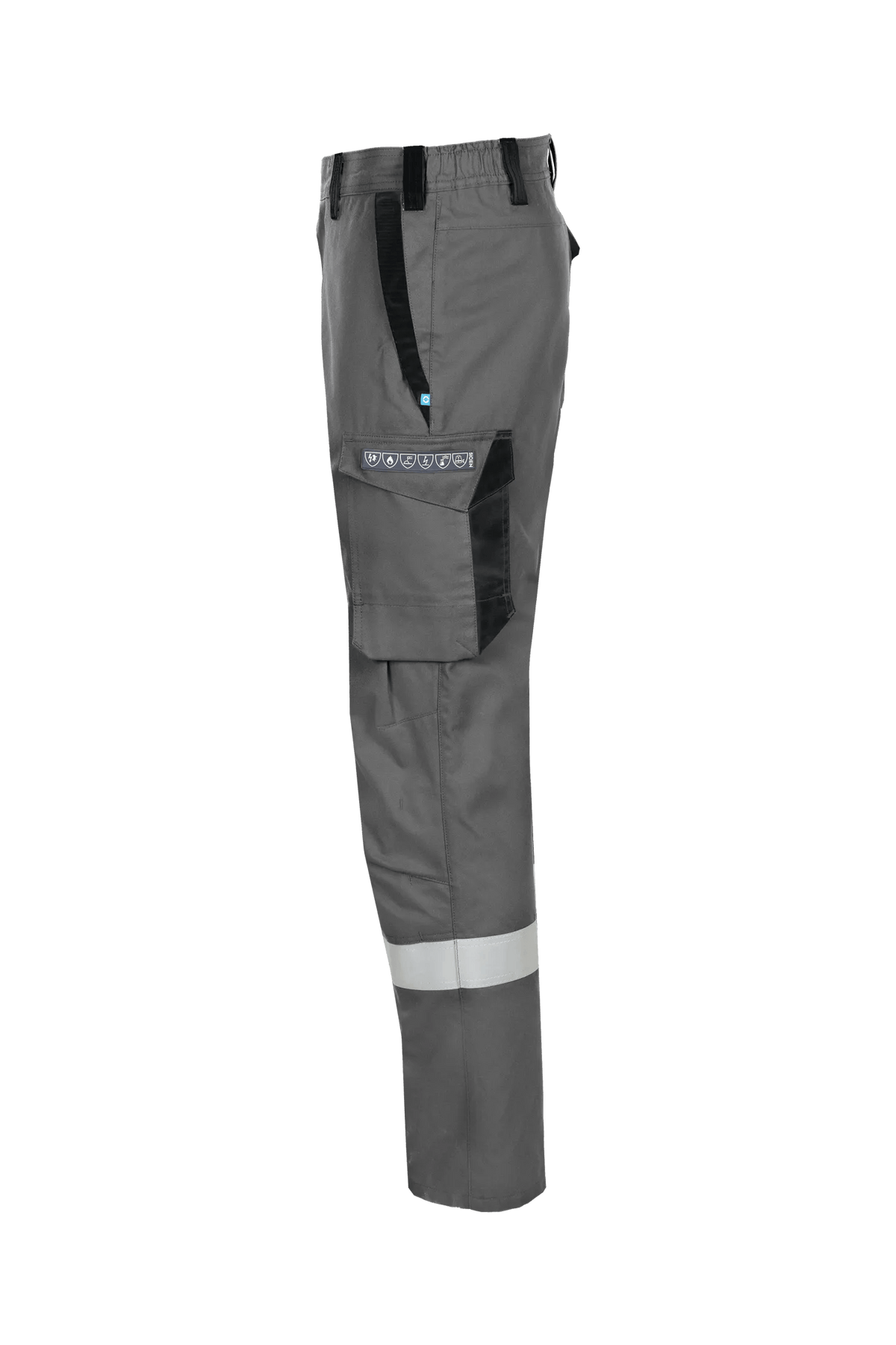 Sioen PRO Barnard in Anthracite grey/Black, side view