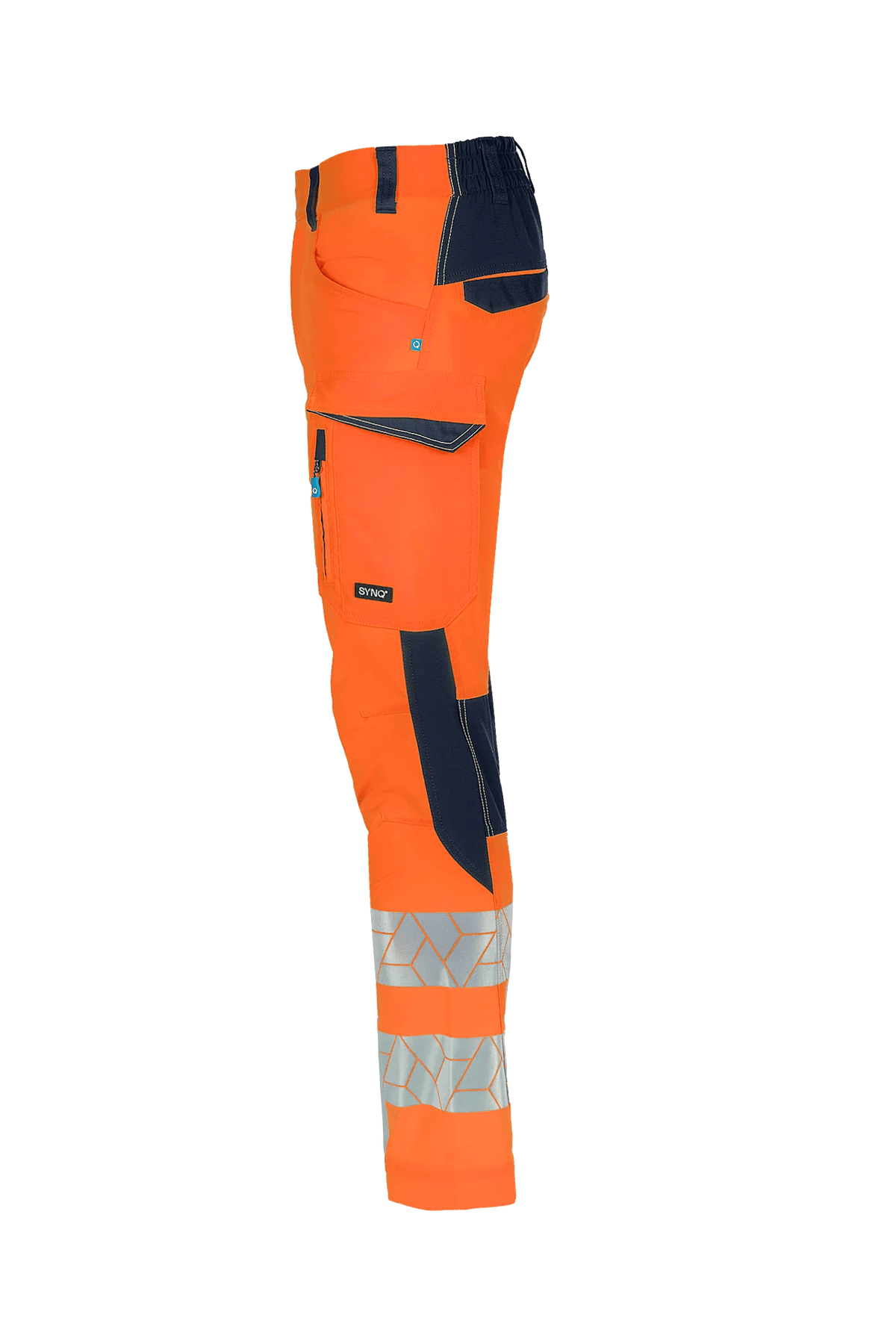 SYNQ Beaqon in High-vis orange/Navy blue, side view