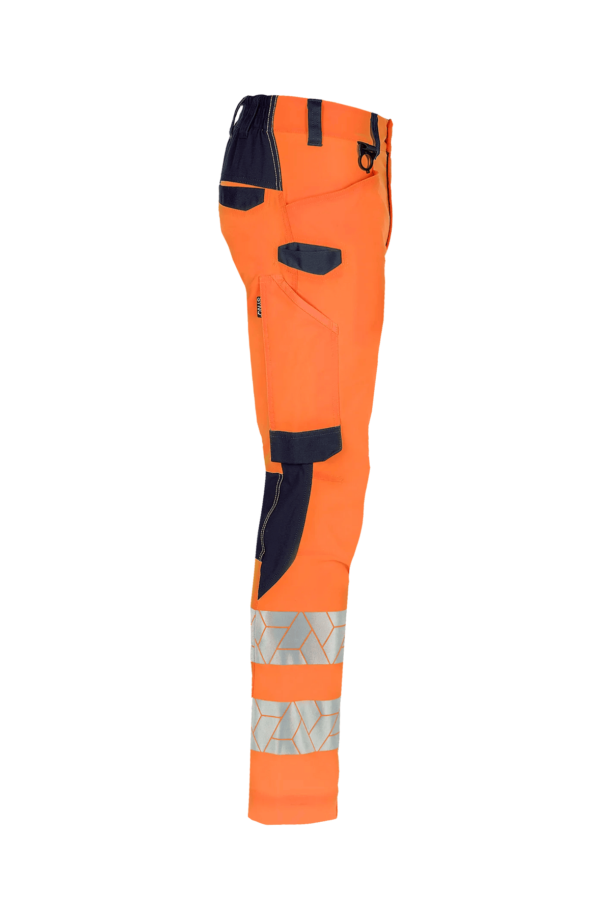 SYNQ Beaqon in High-vis orange/Navy blue, side view