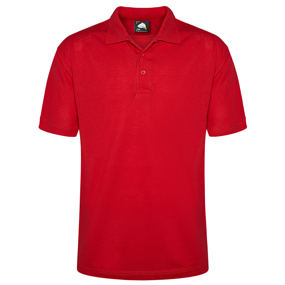 ØRN Raven Poloshirt – Red – front