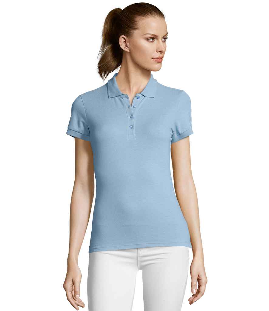 SOL'S Ladies Passion Cotton Piqué Polo Shirt, front view