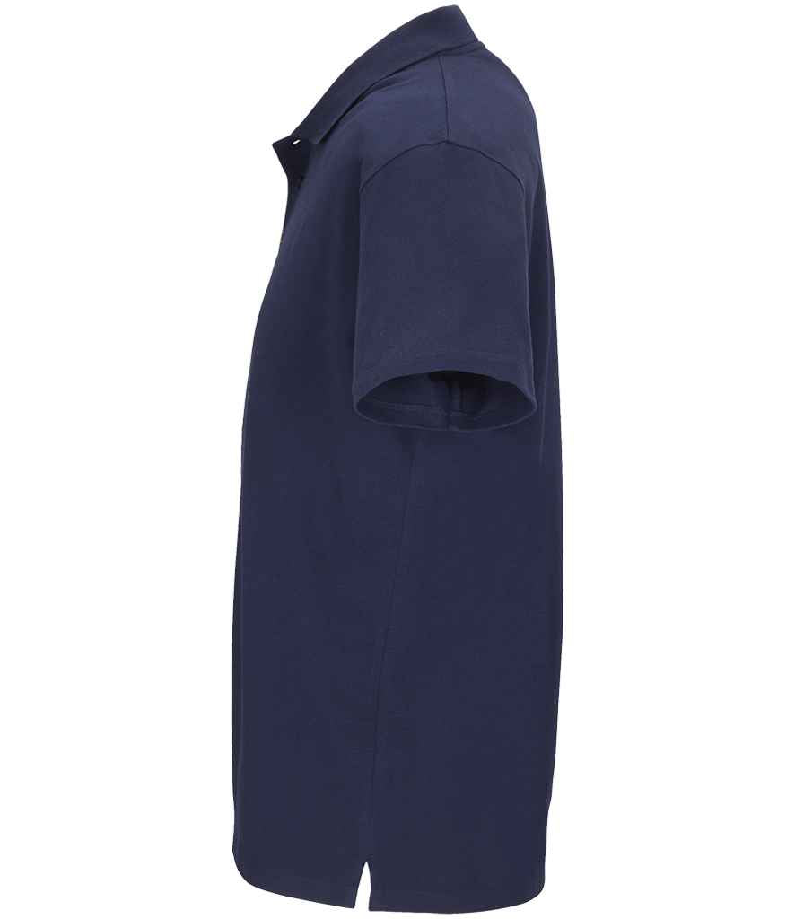 SOL'S Summer II Cotton Piqué Polo Shirt in French Navy, side view