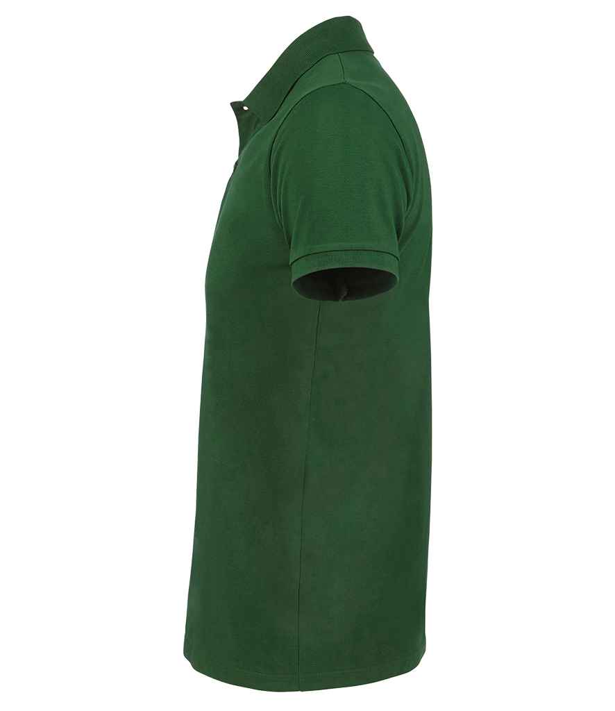 SOL'S Perfect Cotton Piqué Polo Shirt in Bottle Green, side view