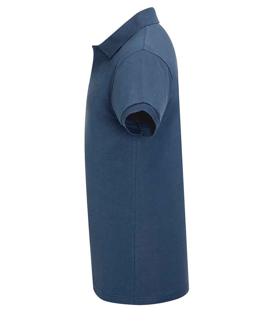 SOL'S Perfect Cotton Piqué Polo Shirt in Denim, side view