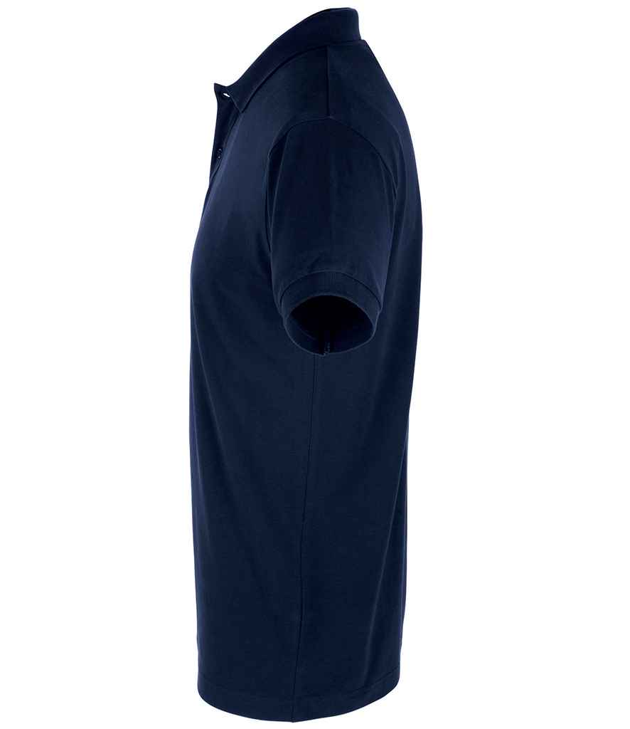 SOL'S Perfect Cotton Piqué Polo Shirt in French Navy, side view