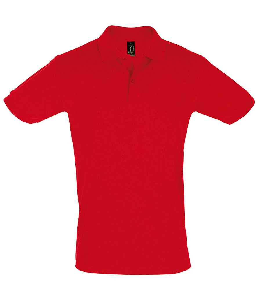 SOL'S Perfect Cotton Piqué Polo Shirt in Red, front view