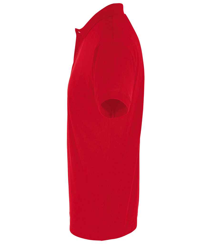 SOL'S Perfect Cotton Piqué Polo Shirt in Red, side view