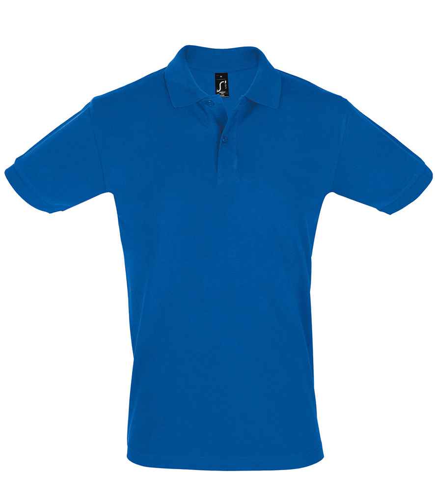 SOL'S Perfect Cotton Piqué Polo Shirt in Royal Blue, front view