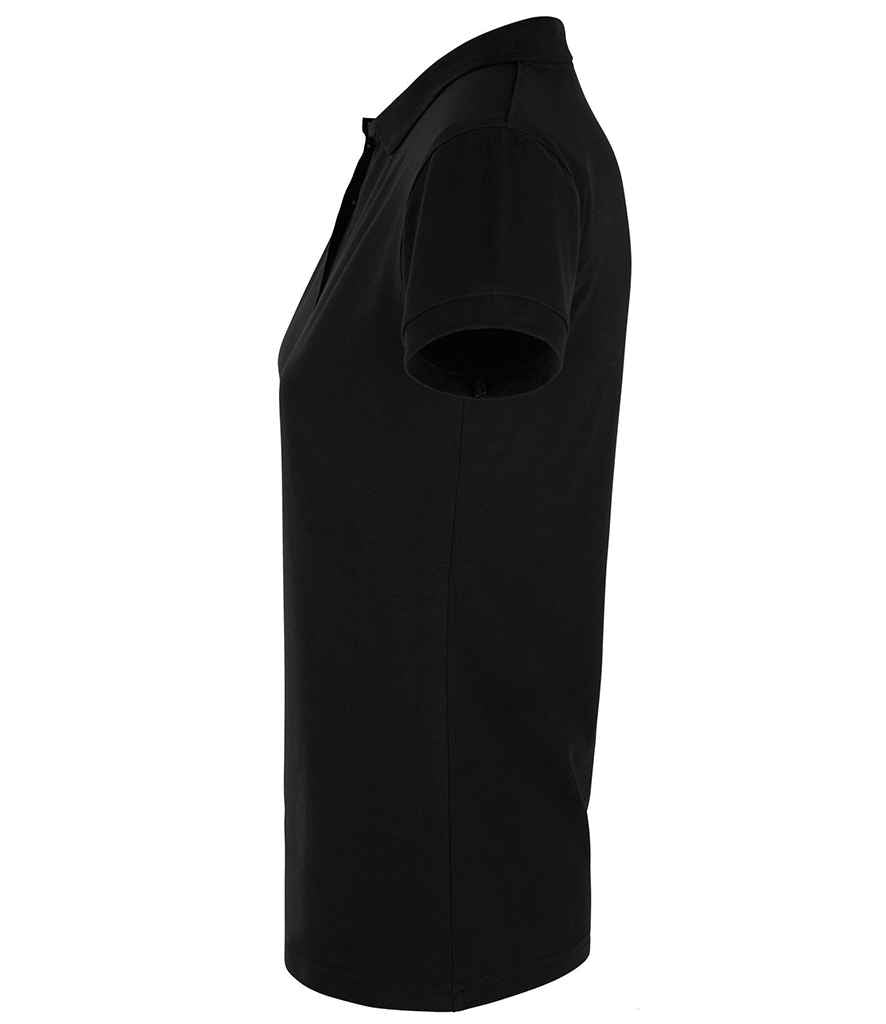 SOL'S Ladies Perfect Cotton Piqué Polo Shirt in Black, side view