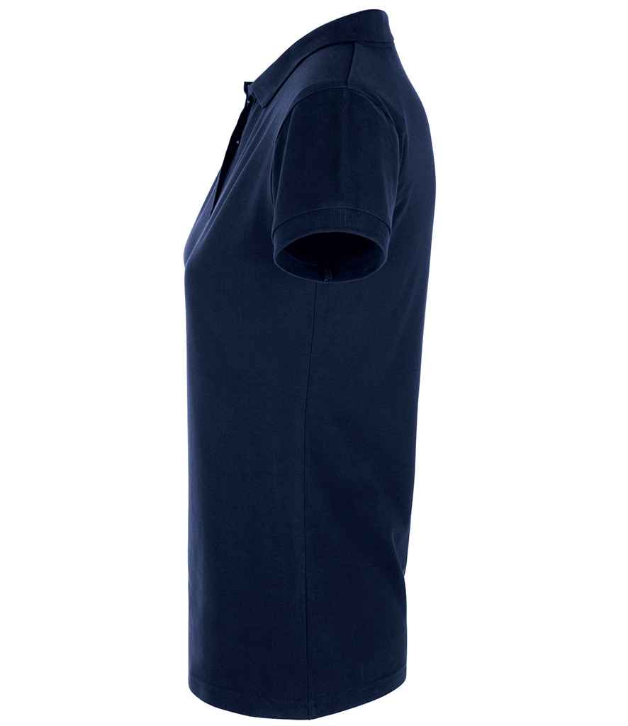 SOL'S Ladies Perfect Cotton Piqué Polo Shirt in French Navy, side view
