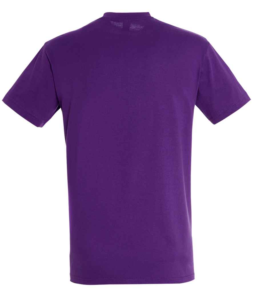 SOL'S Regent T-Shirt in Dark Purple, back view