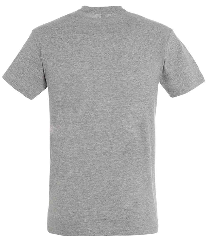 SOL'S Regent T-Shirt in Grey Marl, back view