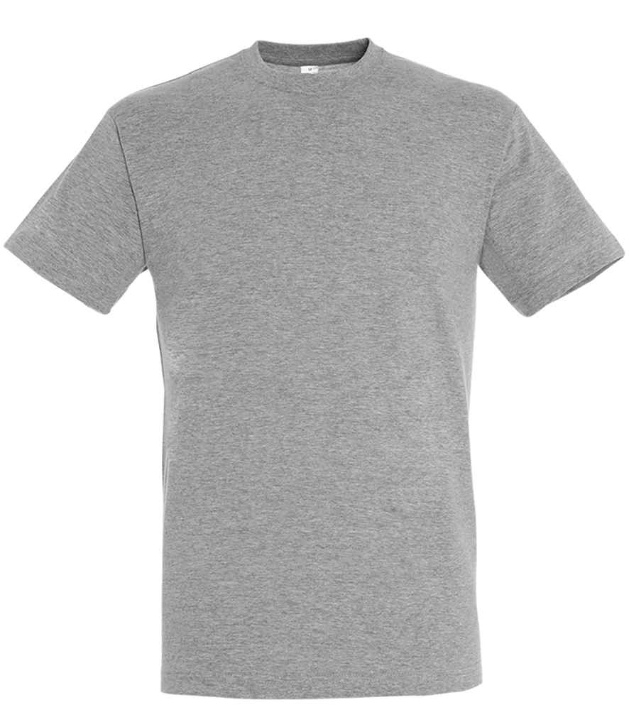 SOL'S Regent T-Shirt in Grey Marl, front view
