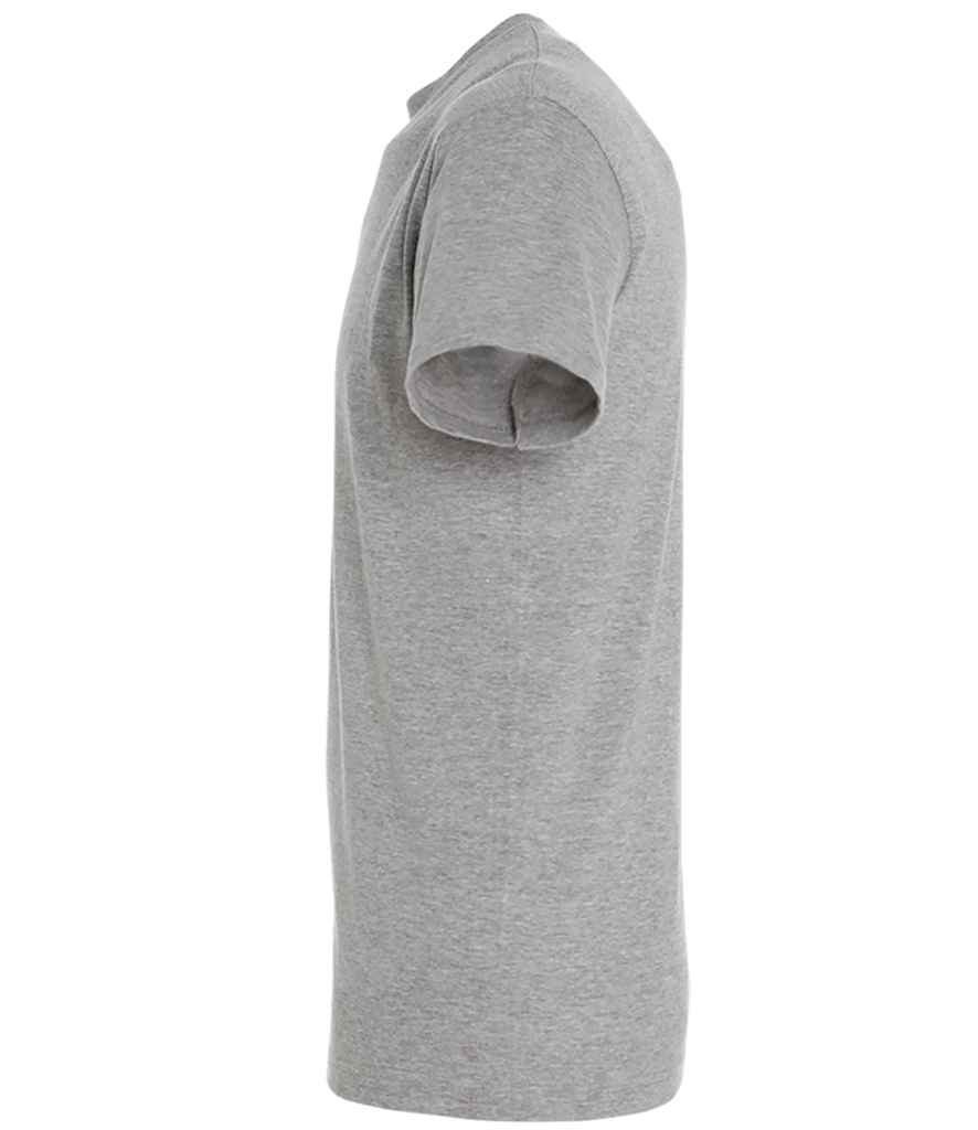 SOL'S Regent T-Shirt in Grey Marl, side view
