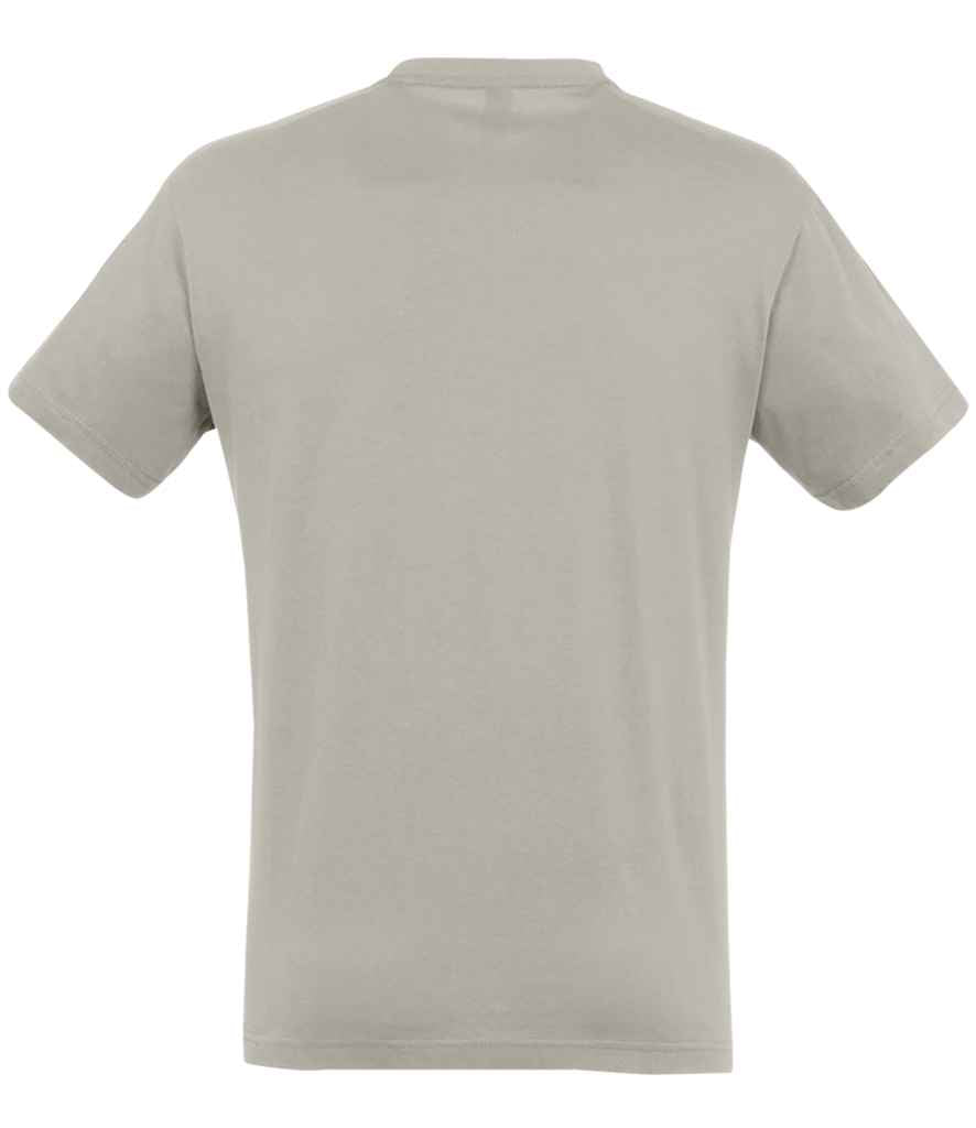 SOL'S Regent T-Shirt in Light Grey, back view