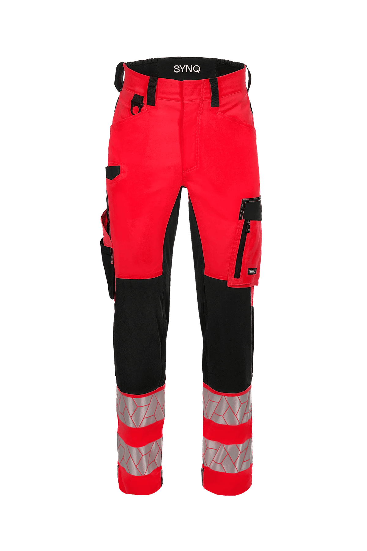 SYNQ Nopaque in High-vis red/Black, front view