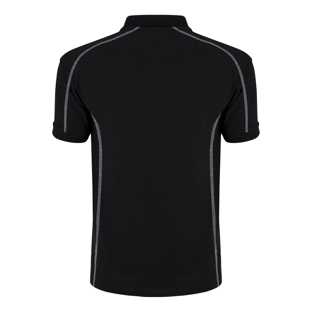 ØRN Crane Poloshirt – Black – back