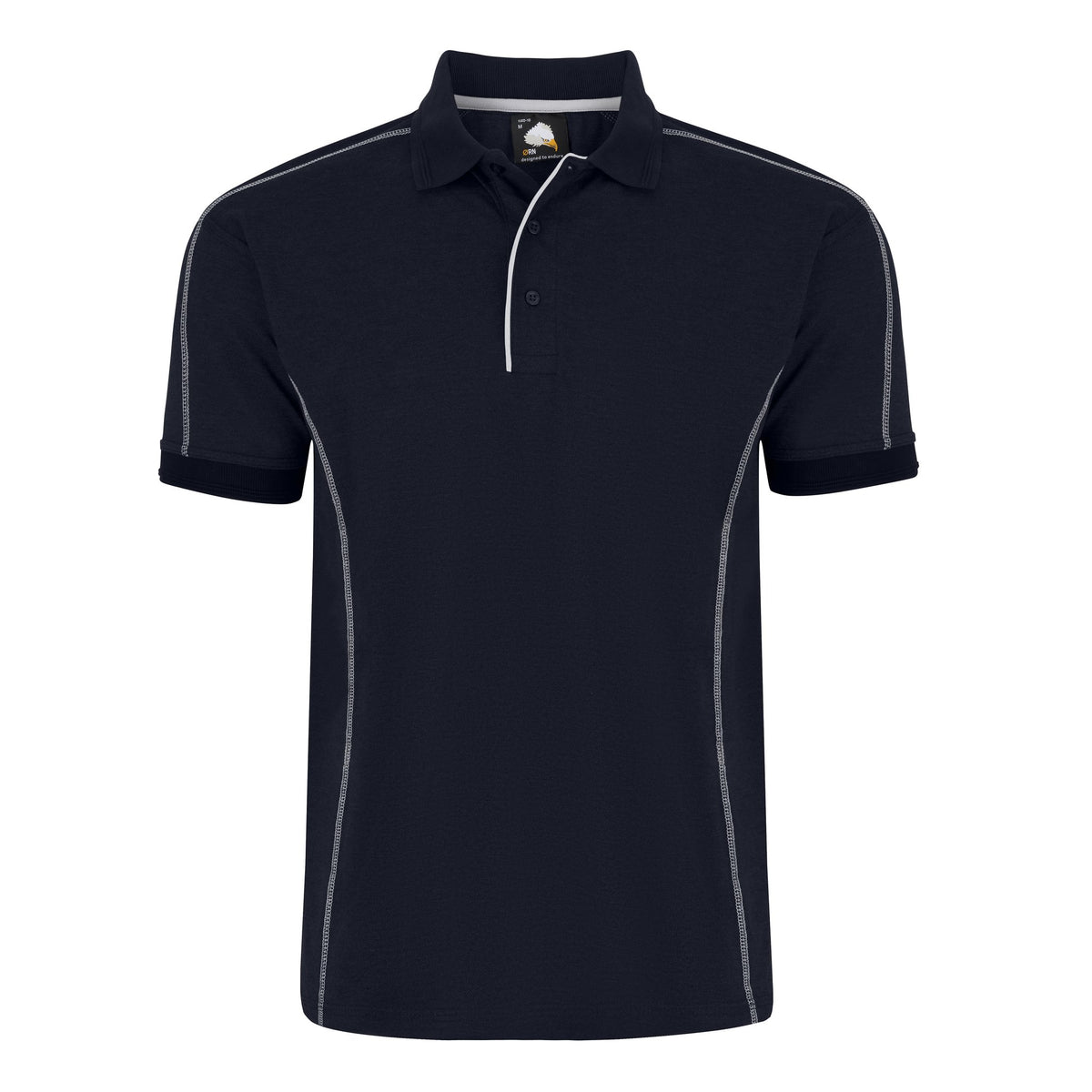 ØRN Crane Poloshirt – Navy – front
