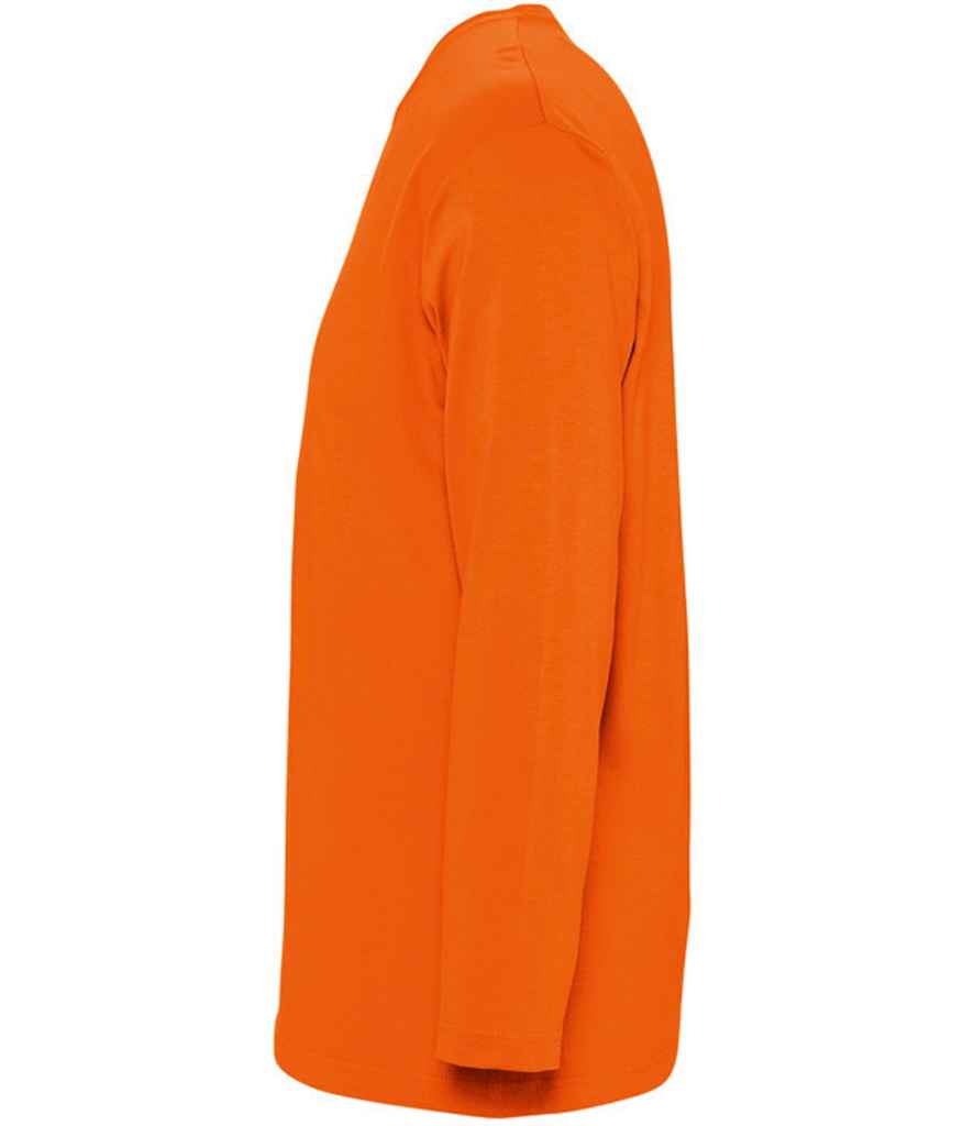 SOL'S Monarch Long Sleeve T-Shirt in Orange, side view