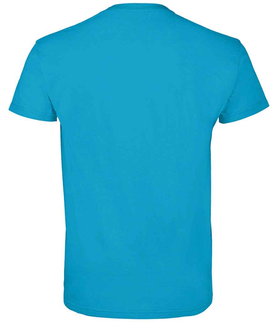 SOL'S Imperial Heavy T-Shirt in Aqua, back view