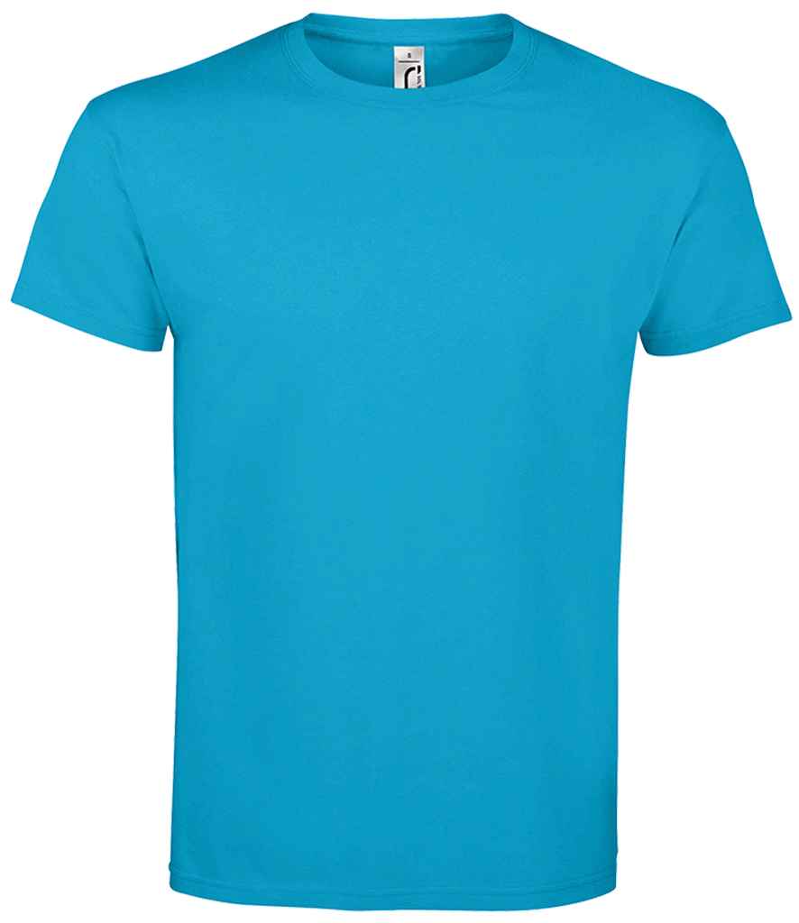 SOL'S Imperial Heavy T-Shirt in Aqua, front view