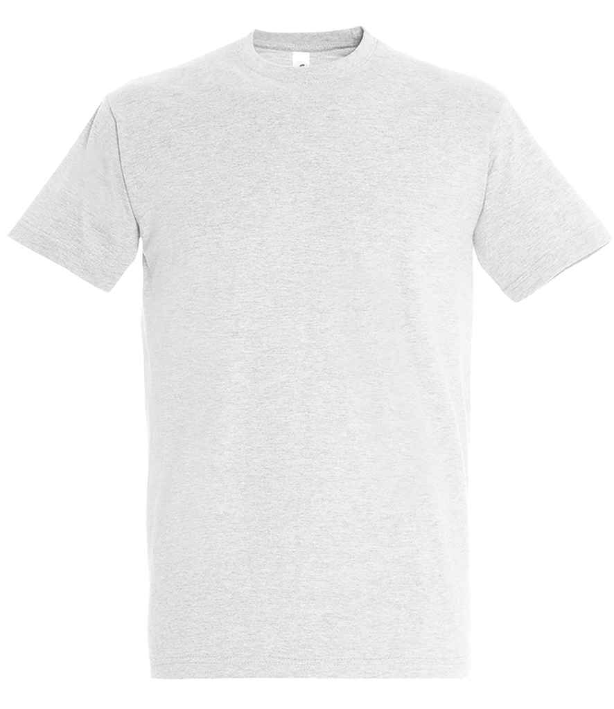SOL'S Imperial Heavy T-Shirt in Ash, front view