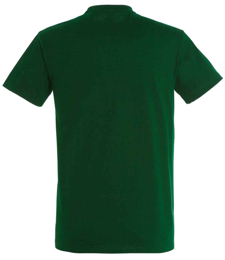 SOL'S Imperial Heavy T-Shirt in Bottle Green, back view