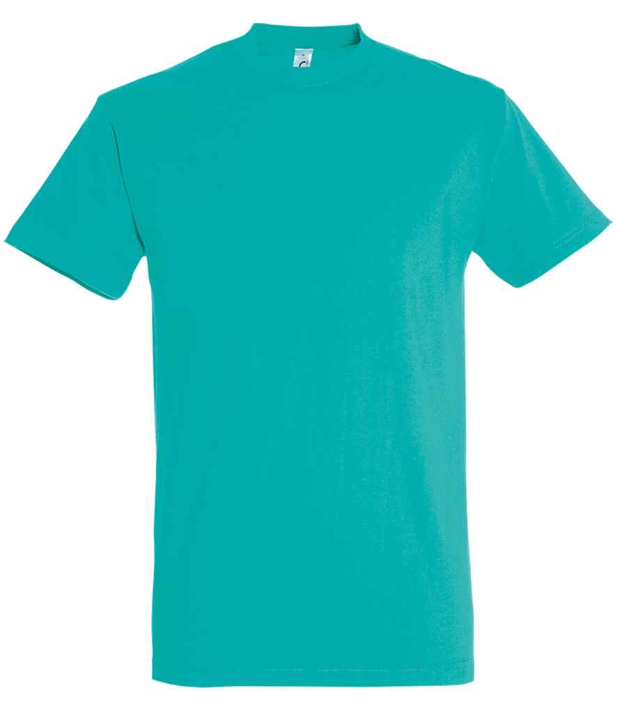 SOL'S Imperial Heavy T-Shirt in Caribbean Blue, front view