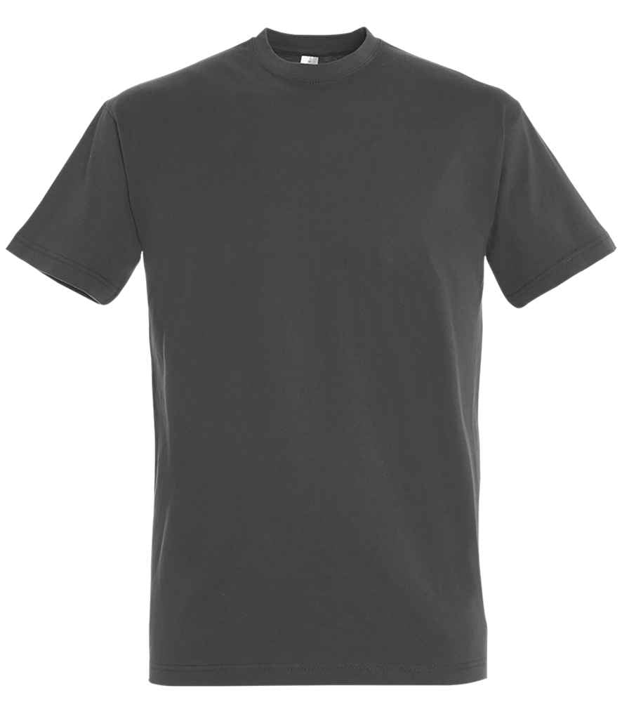 SOL'S Imperial Heavy T-Shirt in Dark Grey, front view