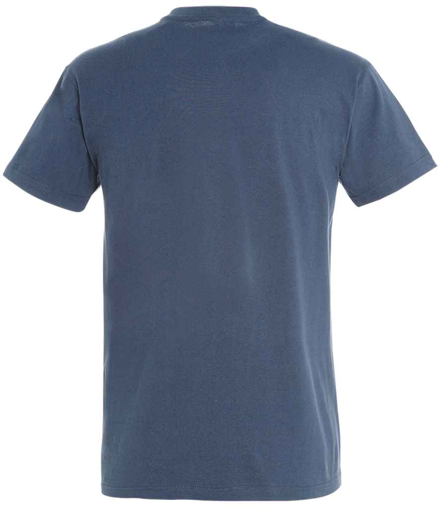 SOL'S Imperial Heavy T-Shirt in Denim, back view