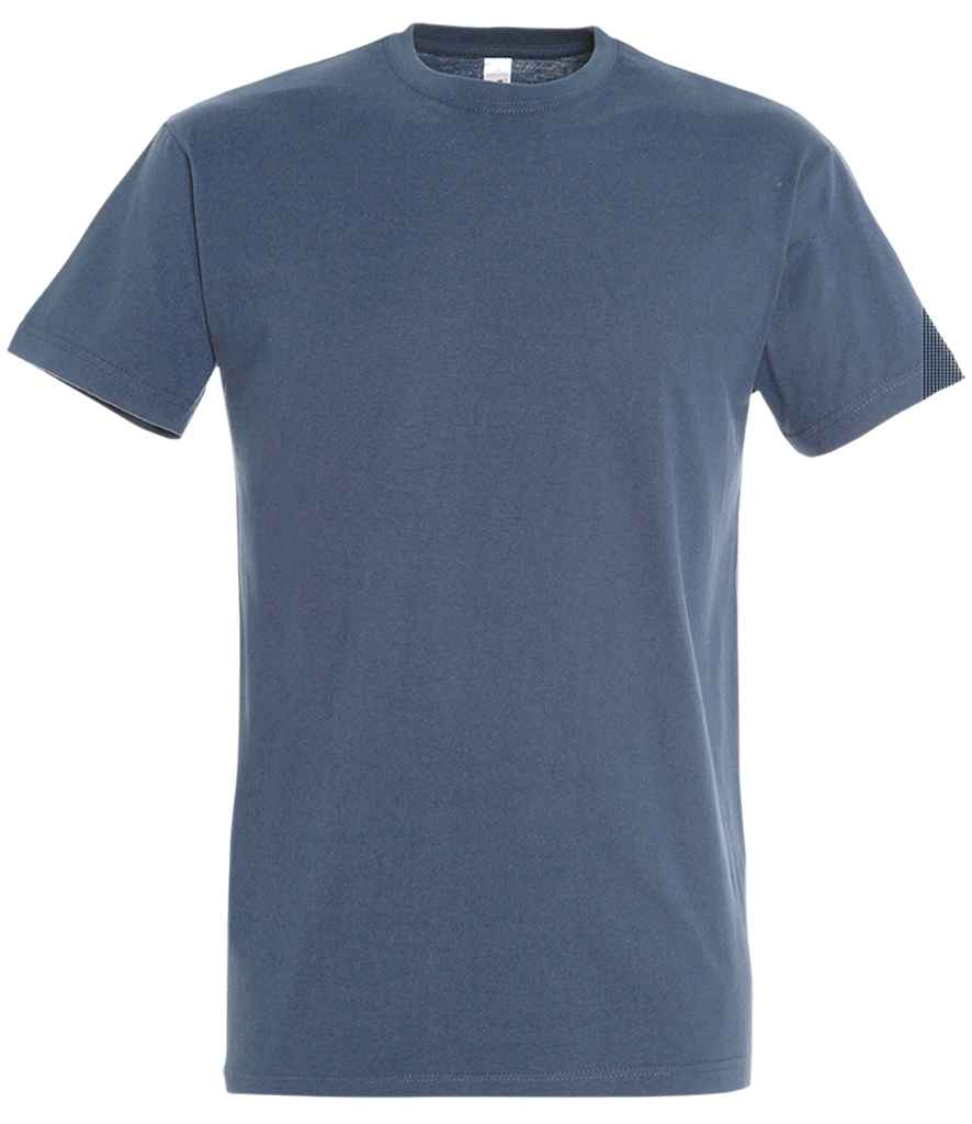 SOL'S Imperial Heavy T-Shirt in Denim, front view