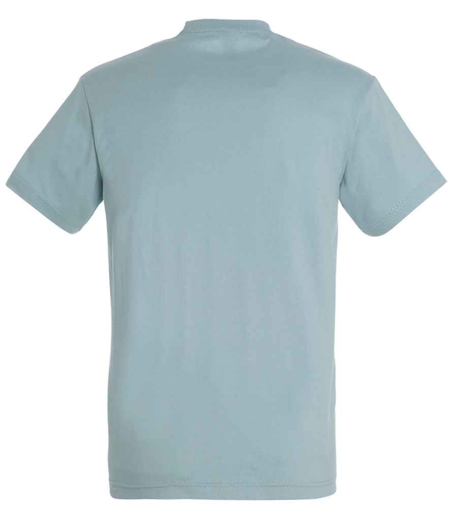 SOL'S Imperial Heavy T-Shirt in Ice Blue, back view
