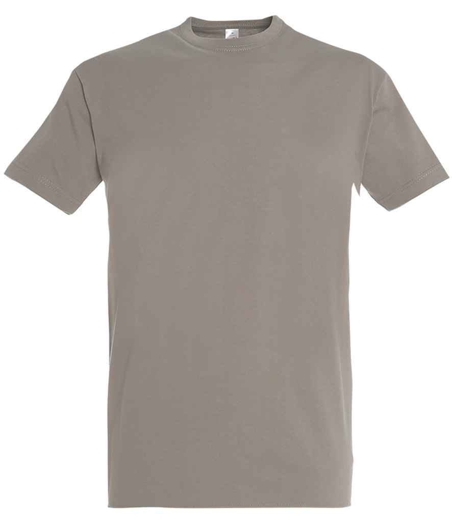 SOL'S Imperial Heavy T-Shirt in Light Grey, front view