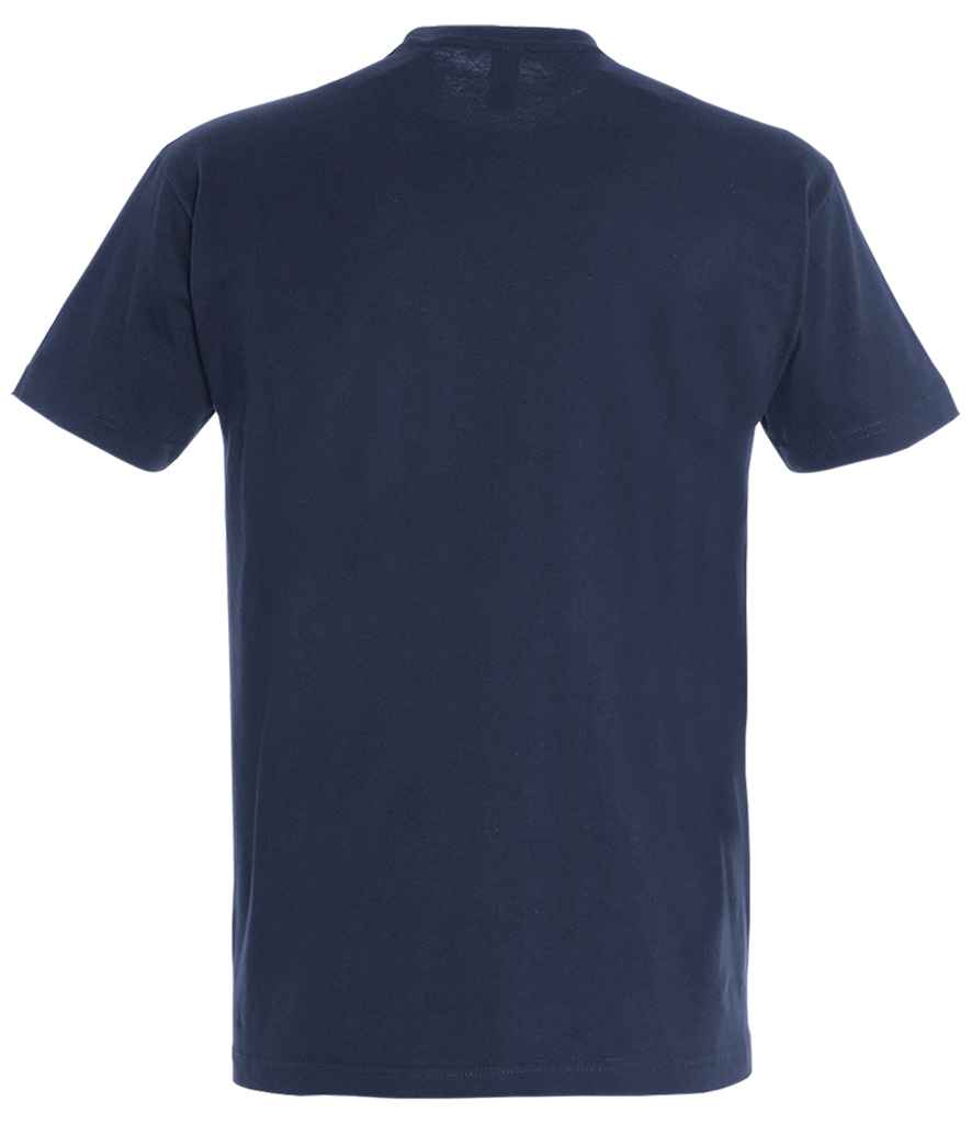 SOL'S Imperial Heavy T-Shirt in Navy, back view