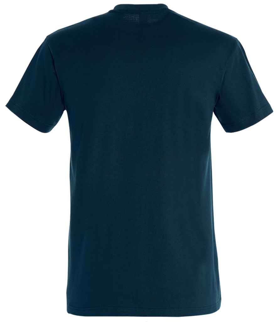 SOL'S Imperial Heavy T-Shirt in Petroleum Blue, back view