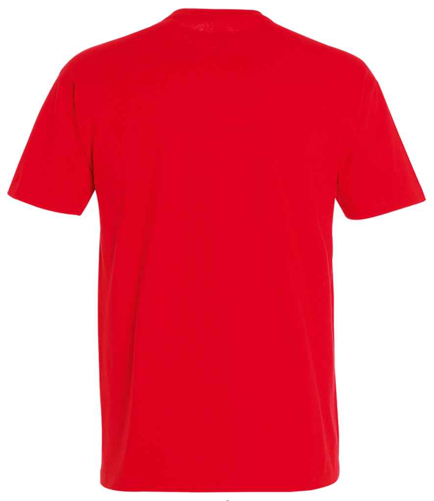 SOL'S Imperial Heavy T-Shirt in Red, back view