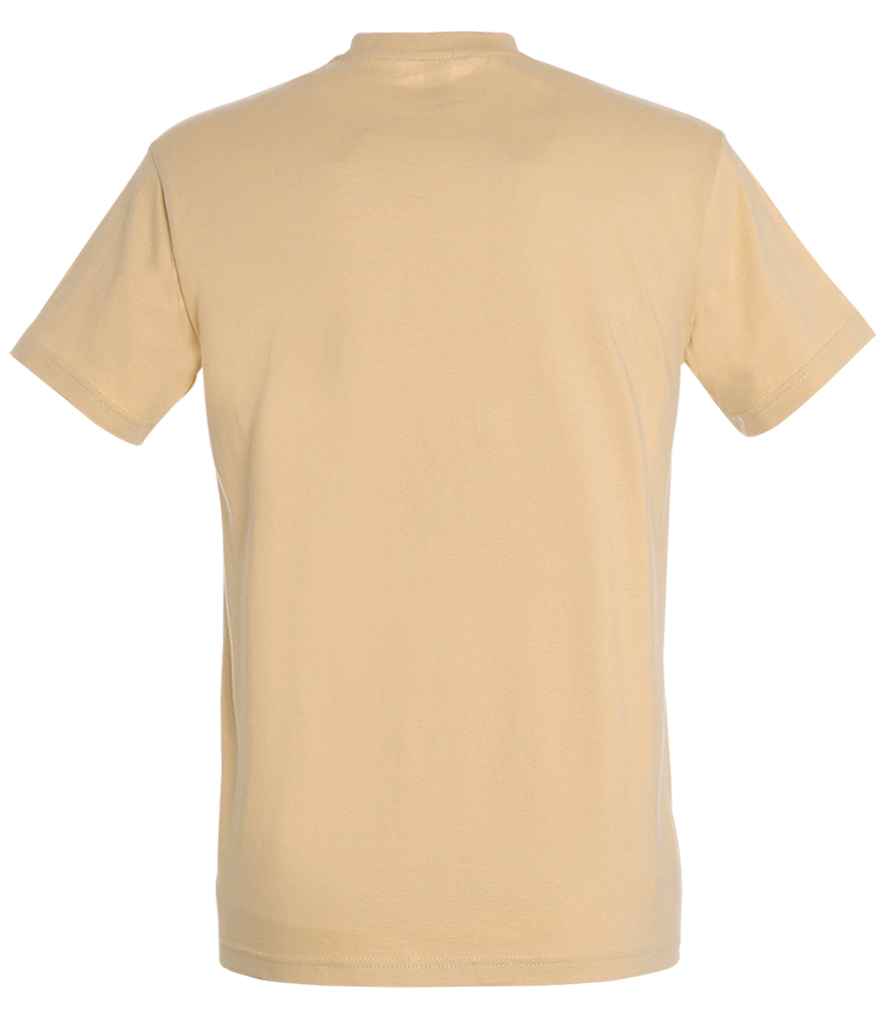 SOL'S Imperial Heavy T-Shirt in Sand, back view