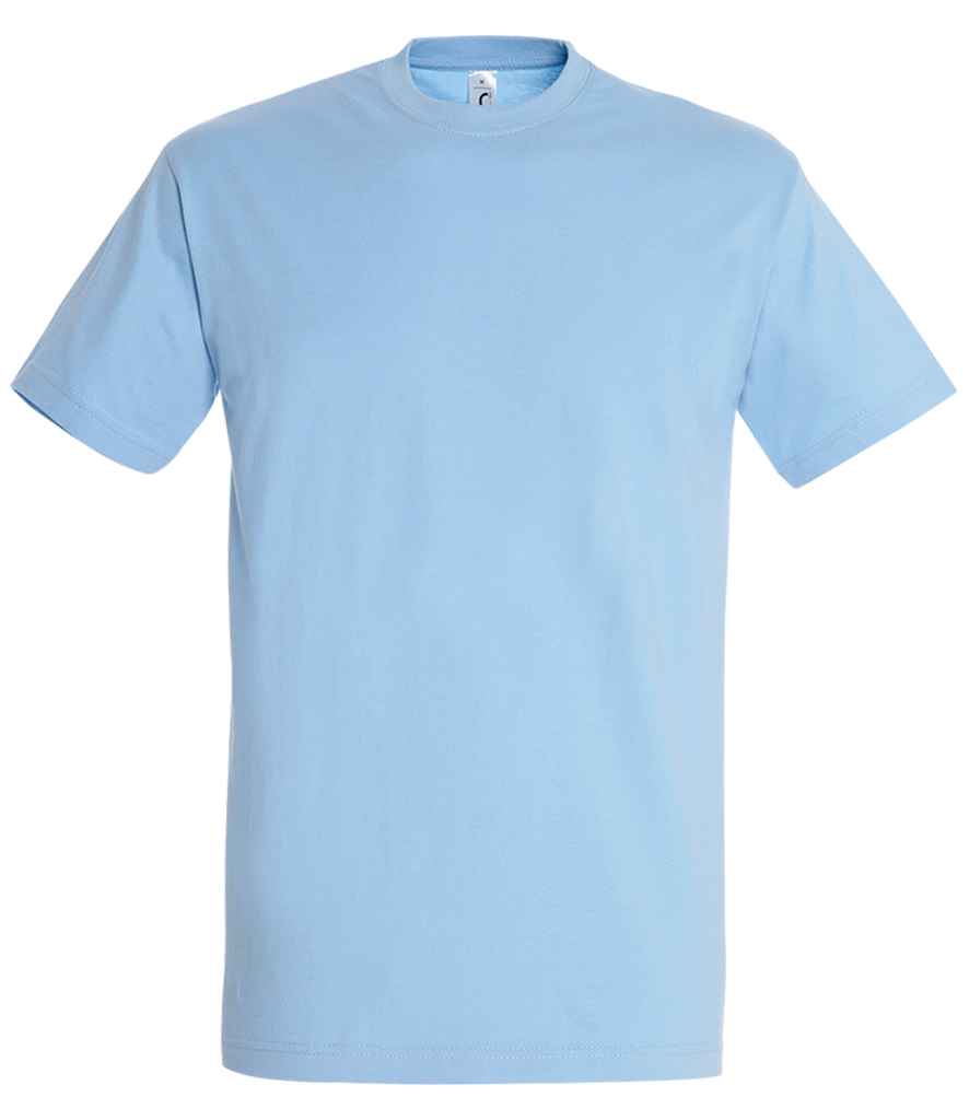 SOL'S Imperial Heavy T-Shirt in Sky Blue, front view