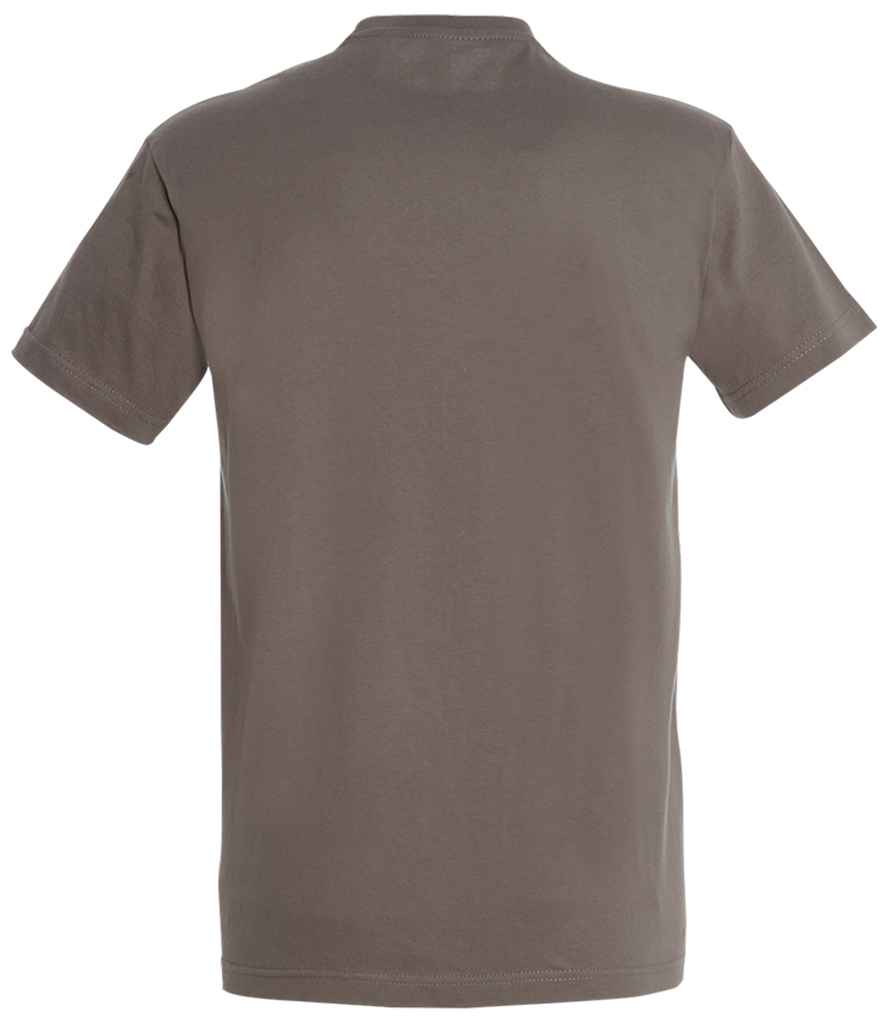 SOL'S Imperial Heavy T-Shirt in Zinc, back view