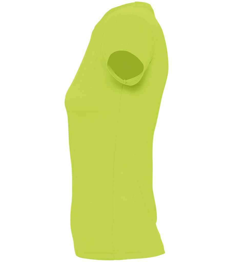 SOL'S Ladies Imperial Heavy T-Shirt in Apple Green, side view