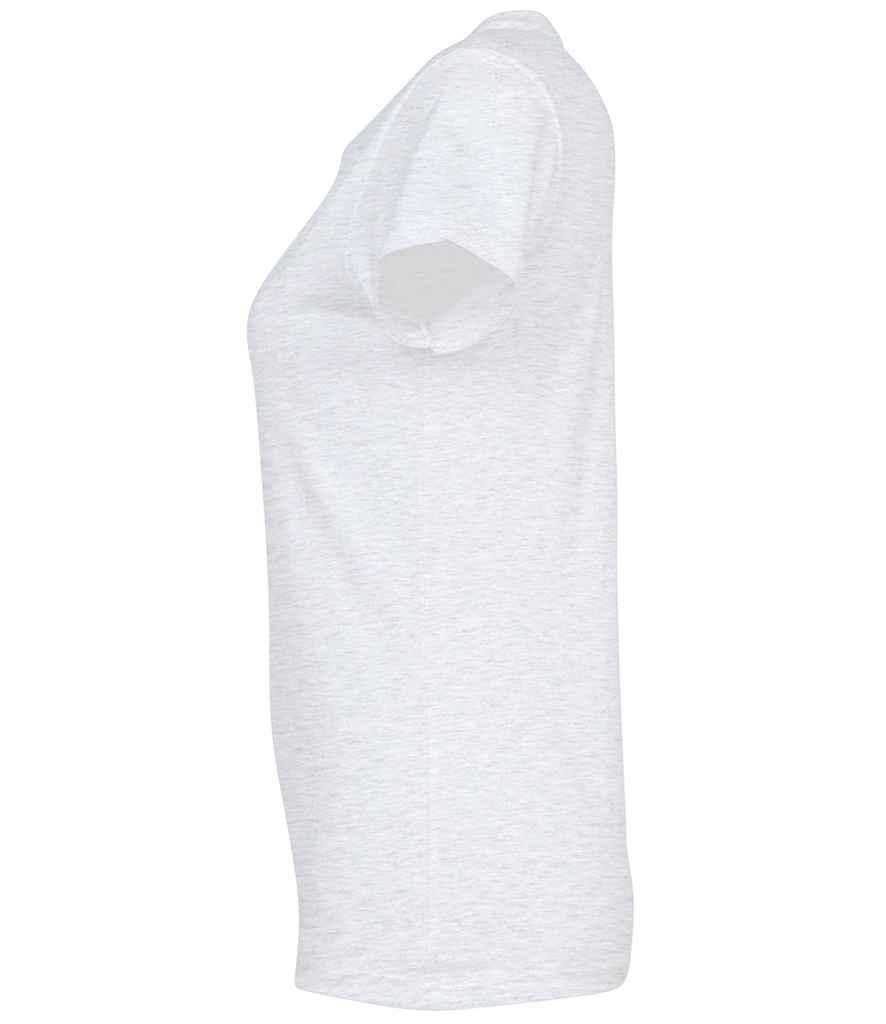SOL'S Ladies Imperial Heavy T-Shirt in Ash, side view